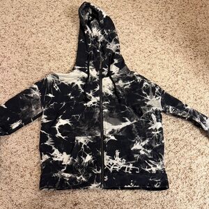 John + Jenn Black and White Hoodie